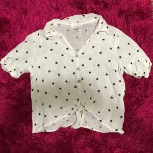 Button Down - Collar Shirt w/ Tie